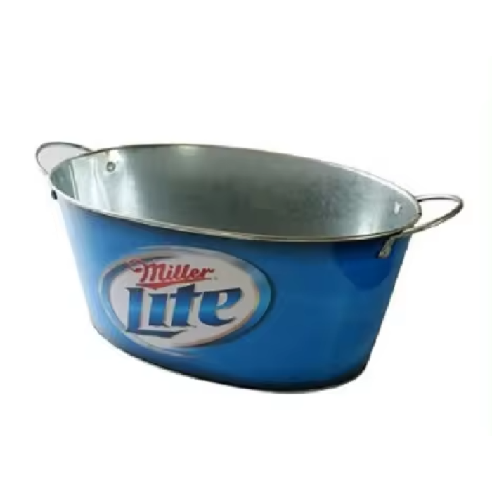 DADI 7.5L Oval Galvanized Ice Bucket Customized