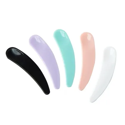 Low MOQ Portable PP Facial Cream Spoon Skincare Spatula