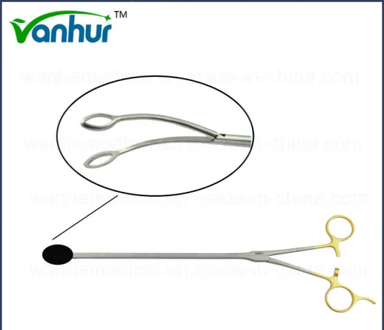 Thoracoscopy Instruments Tissue Forceps Oval Type