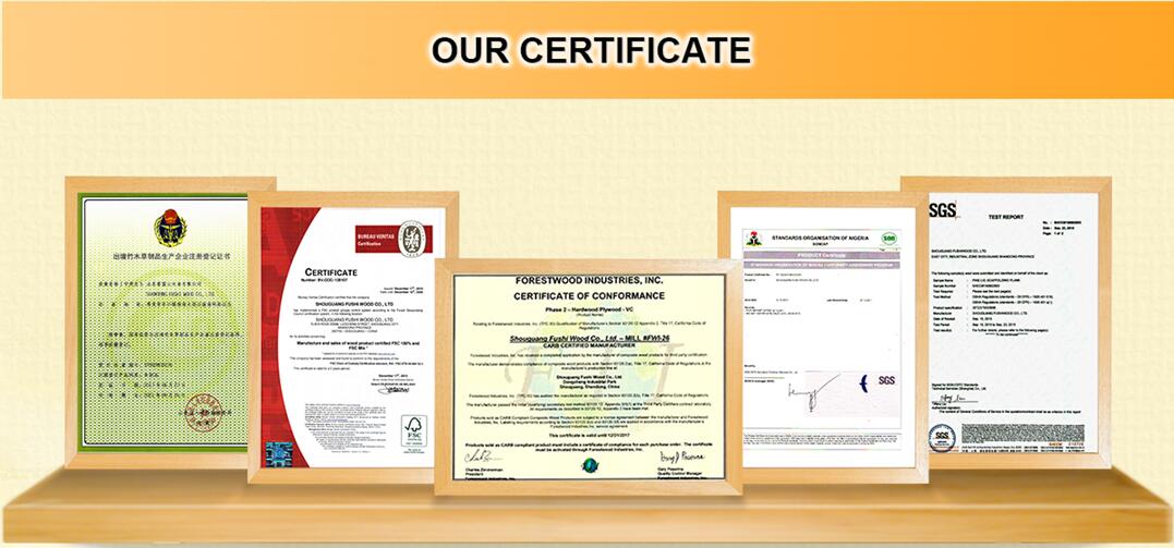 OUR CERTUFUCATE wpc board