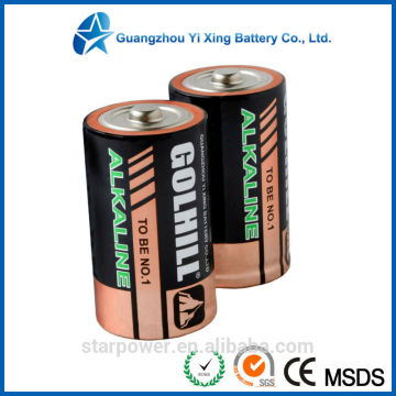 LR20 AM1 size D alkaline battery for radio