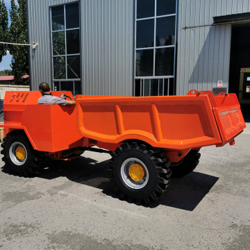 Chine 6 tonnes souterraines articulées Diesel Dumper Tricycle