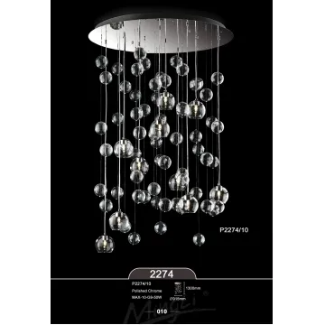 Sales Champion Home Hotel  Chrome Glass Pendant Lamp