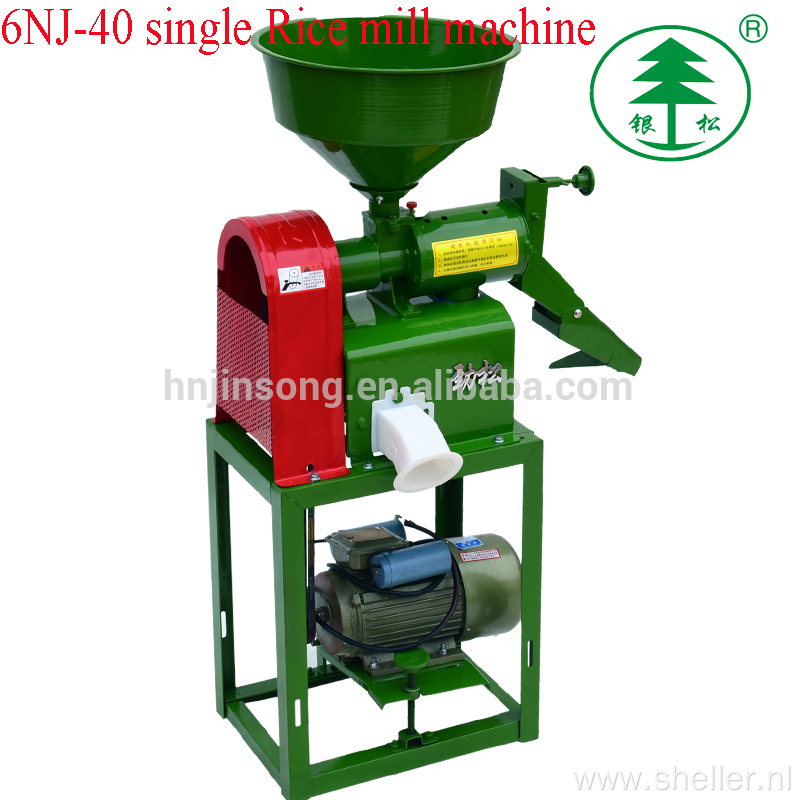 Cheap Price 6N-J40 Single Paddy Dehusker Rice Mill Machine