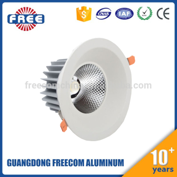 High quality ceiling led down light 10W 15W 20W 30W 48W dimmable COB led downlight housing parts