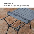 Groothandel opvouwbare picknicktabel Hoge kwaliteit aluminium campingtafel
