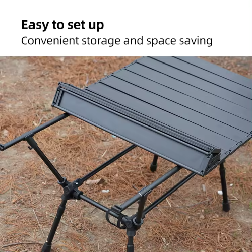 Folding Desk Aluminum alloy outdoor portable BBQ camping picnic adjustable height folding table Manufactory