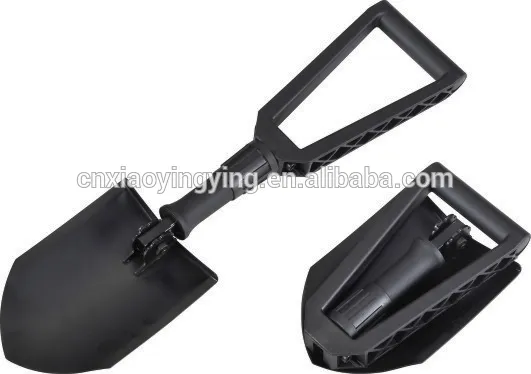 High carbon steel shovel/pick,Ideal for shoveling snow,mud,sand and when travelling&camping,multfunction folding shovel