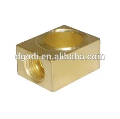 Customized cnc machining service electric brass terminal block