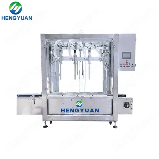 Automatic Weighing Liquid Filling Machine with Four Nozzles