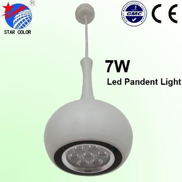 7W long neck shape led pandent lamps