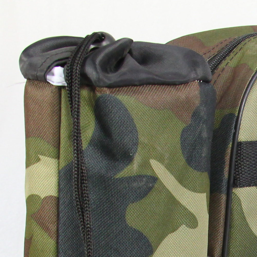 Mochila de camping verde camuflaje personalizado