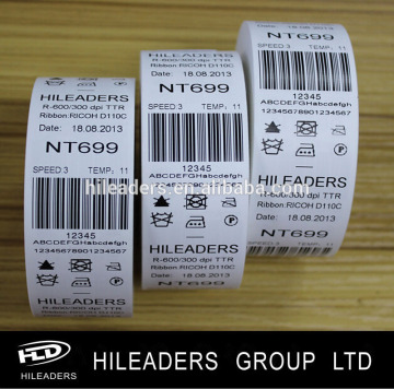 Nylon Taffeta Clothing Label Tape