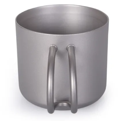 Boundless Voyage Titanium Kettle Cup Set - Anti-Scalding Handle for Beverages