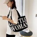 Custom Printed Logo Gentle Woman Canvas Bag