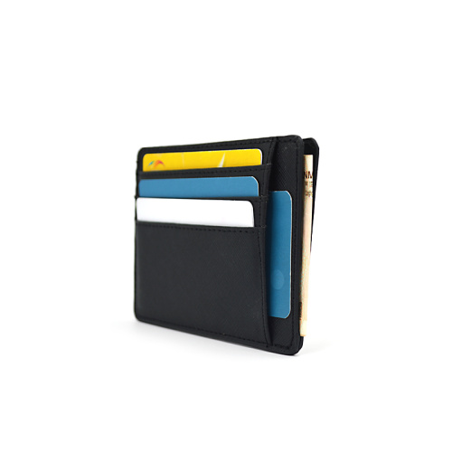 Minimalist Ultra-thin Durable Saffiano Leather Cardholder