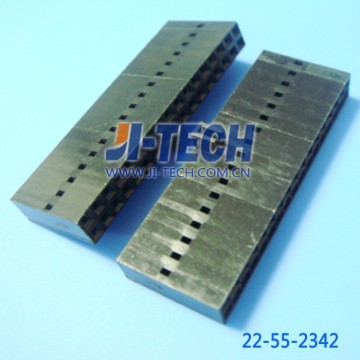 2.54mm pitch 70450 series female molex 34 pin connector 22-55-2342 crimp housing Dual Row Version B polarized 34 Circuits
