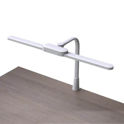 Eye Caring LED Desk Lamp with Clamp, Dual Screen Compatible, Smart Light for Home Office and Architects