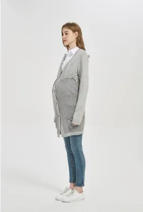 New Cashmere Maternity Cardigan