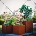 Large Square Metal Planter Boxes