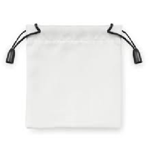 Nylon drawstring bag with pendant