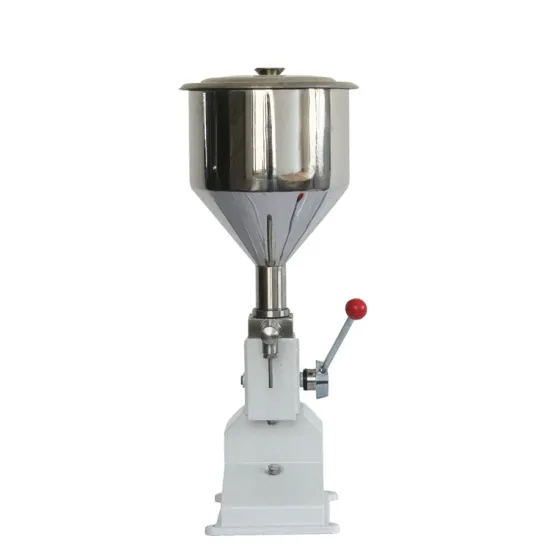 Manual Small Volume Piston Filling Machine for Essential Oils, Cosmetics, Lotion, Liquid Cream, Paste, Honey - Youlian A03, 50ml, 15L Capacity