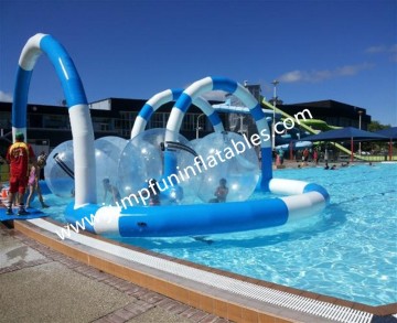 Inflatable Race Track for Water walking ball made in sealed type