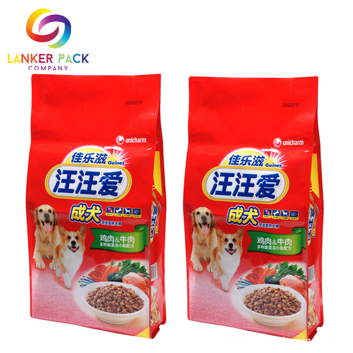 Fad Approved Zipper Gusseted Plastic For Pet Food