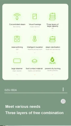 Square Electric Food Steamer Stainless Steel Electric Corn Steamer