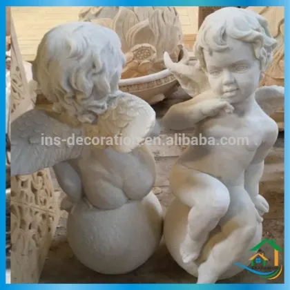 Garden baby angel statues