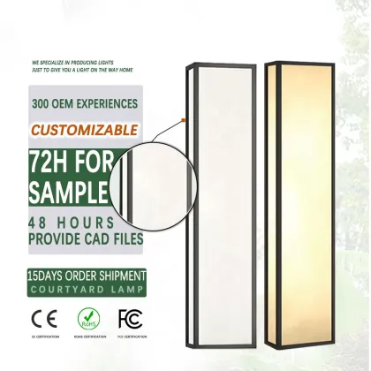 Villa Garden Exterior Wall Light - Waterproof LED Glass Outdoor Wall Lamp