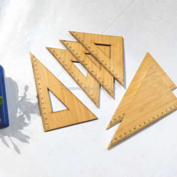 Boye Brand Wooden Geometry Set with Triangle Ruler and Protractor