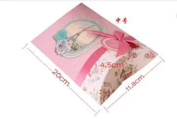 Custom Gloss CMYK Gift Craft Paper Pillow Box