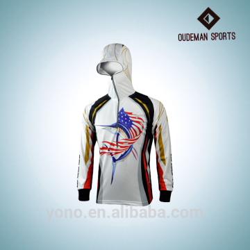 Making your own design fishing clothing long sleeve man's fishing shirt
