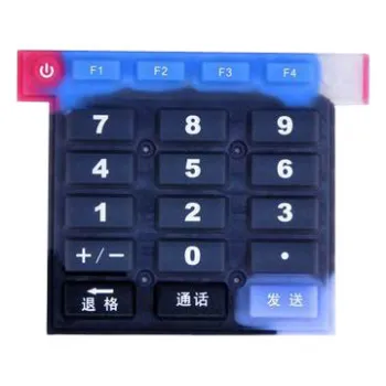 2014 Silicone Key Button with Factory Price, with Customized Design