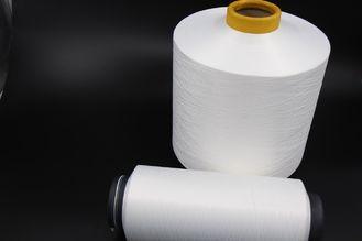 Raw White Semi - Dull Polyester Knitting Yarn NIM AA Grade