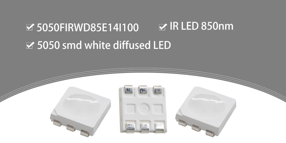 5050 IR LED 850nm detail