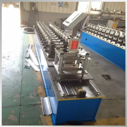 Automatic slat rolling door machine