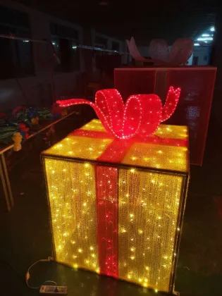 LED Gift Box Christmas Decorations