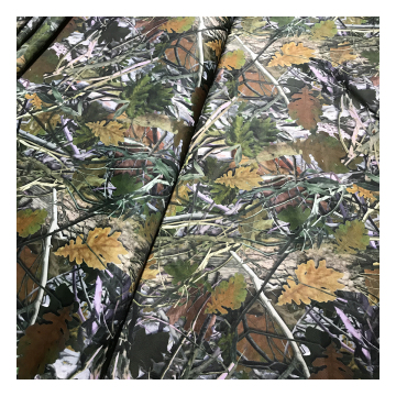 Forest Camouflage Polyester Oxford Fabric - Waterproof for Bags and Tents
