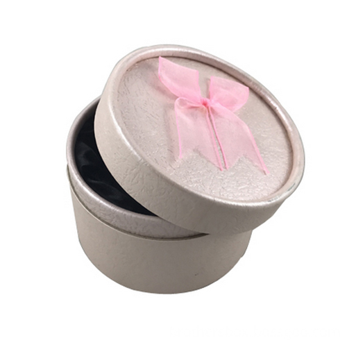 Elegant Pink Round Sweet Craft Paper Box