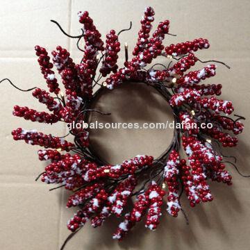 LED battery garland, used for candles