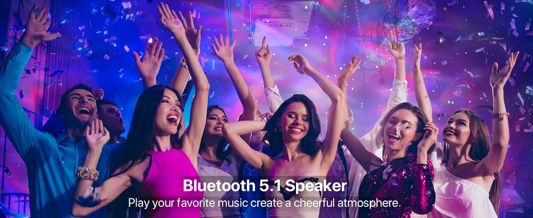 Lámpara de proyección de estrella de huevo bluetooth de ruido blanco USB