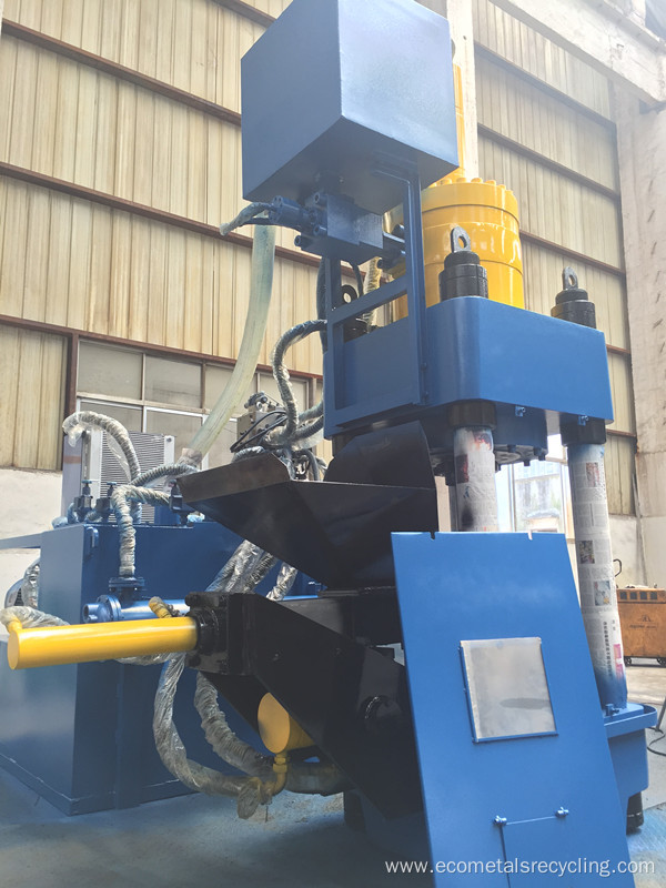 Vertical Aluminum Chips Packing Pressing Briquette Machine