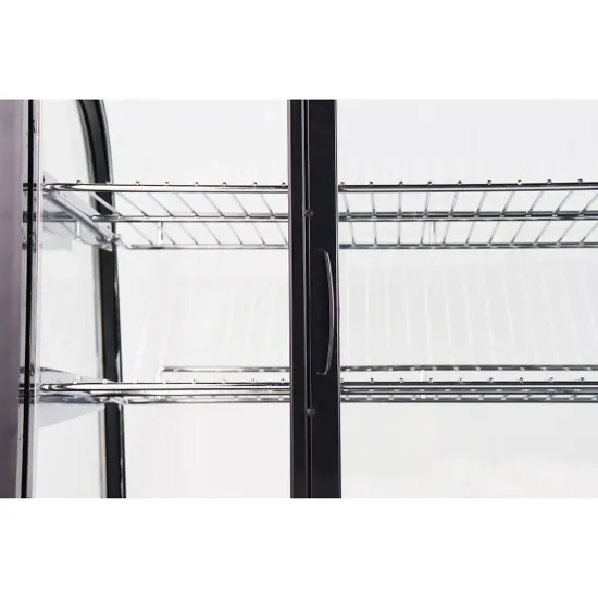 Counter Top Hot Food Display Warmer / Snack Warmer Display / Glass Food Warmer Display Showcase with CE