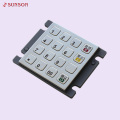 Kleines Metallic Keypad Encrypting Pinpad für kompakten Kiosk