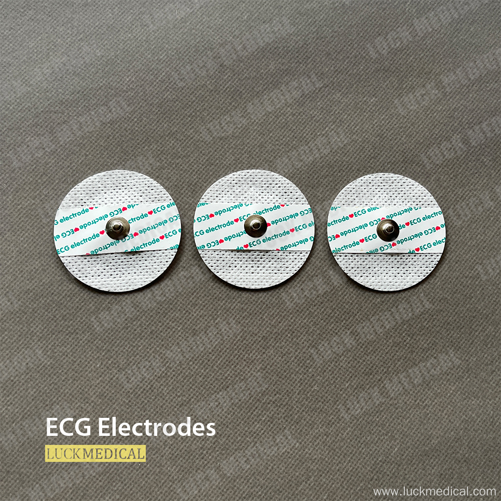 Medical ECG Electrode Pad Lead On Chest