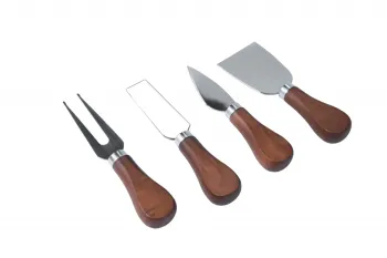 4PCS Cheese Knife Set In Wooden Handle