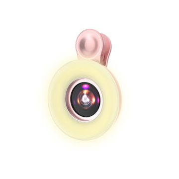 Clip Ring Light Macro Lens for Detailed Eyelash and Eyebrow Photography