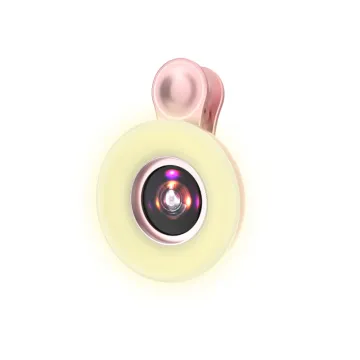 Clip Ring Light Macro Lens for Detailed Eyelash and Eyebrow Photography